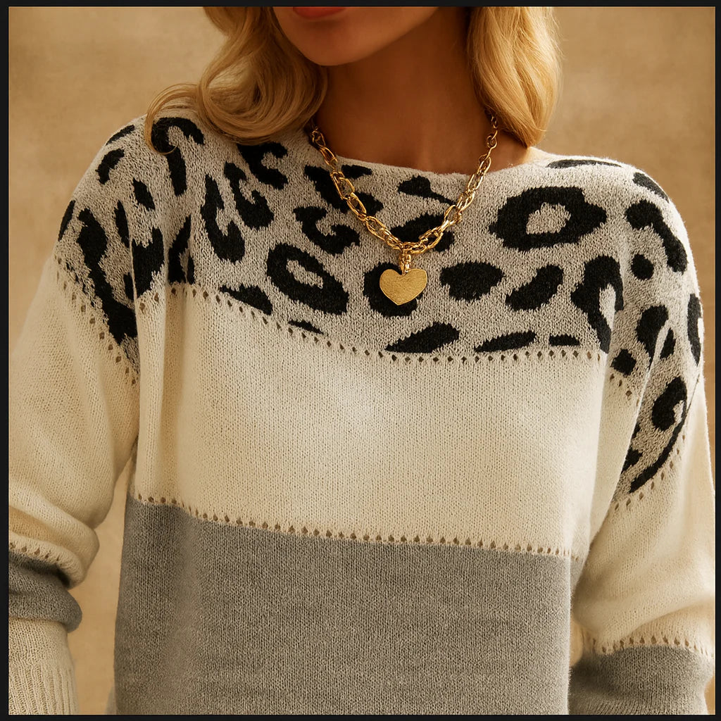 Cléa | Pull Léopard Chic