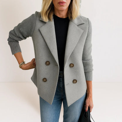 Camela™ Blazer à Manches Tricotées