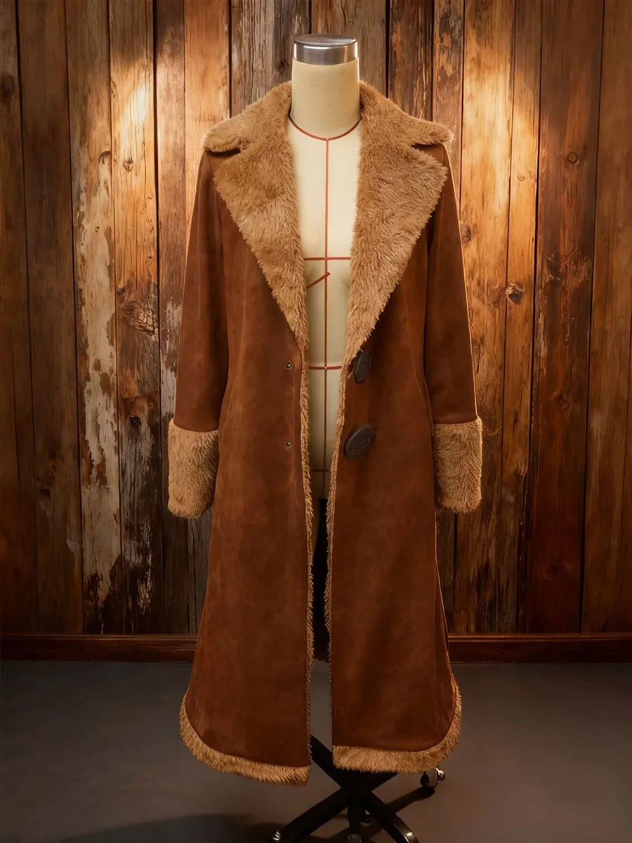 Guylène™ Manteau en Fourrure Douce