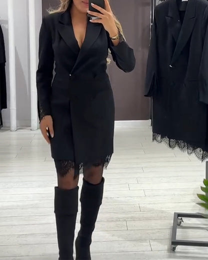 Arlena™ | Robe Tailleur Col V Moderne