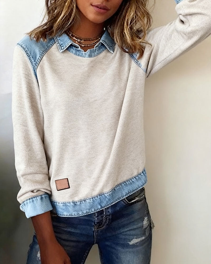 AURÉLIE LÉON™ | Chemisier à Revers Moderne