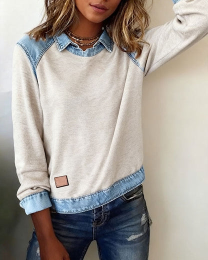 AURÉLIE LÉON™ | Chemisier à Revers Moderne