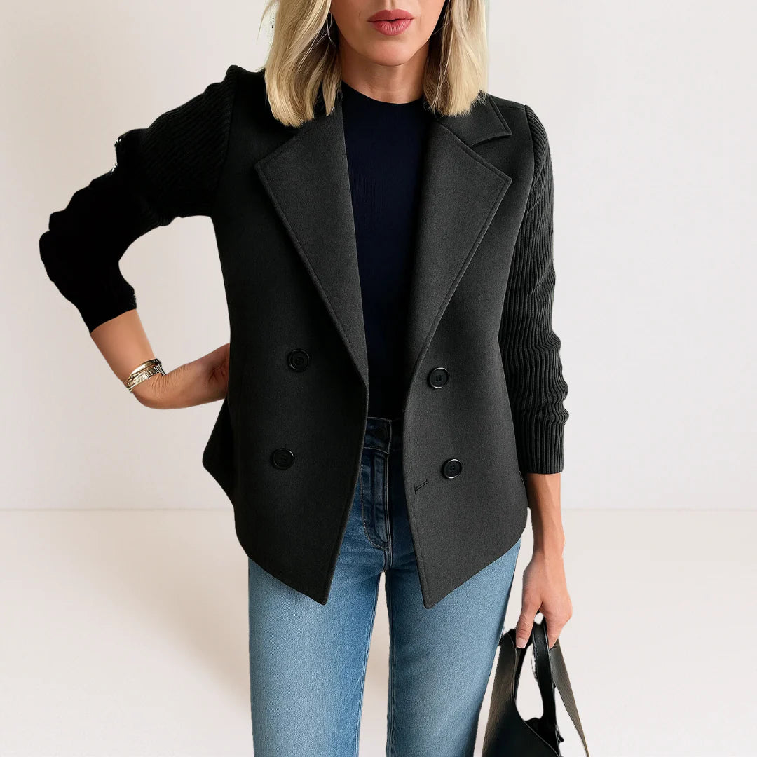 Camela™ Blazer à Manches Tricotées