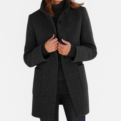 Leviana | Manteau pour femme à col montant