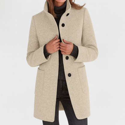 Leviana | Manteau pour femme à col montant