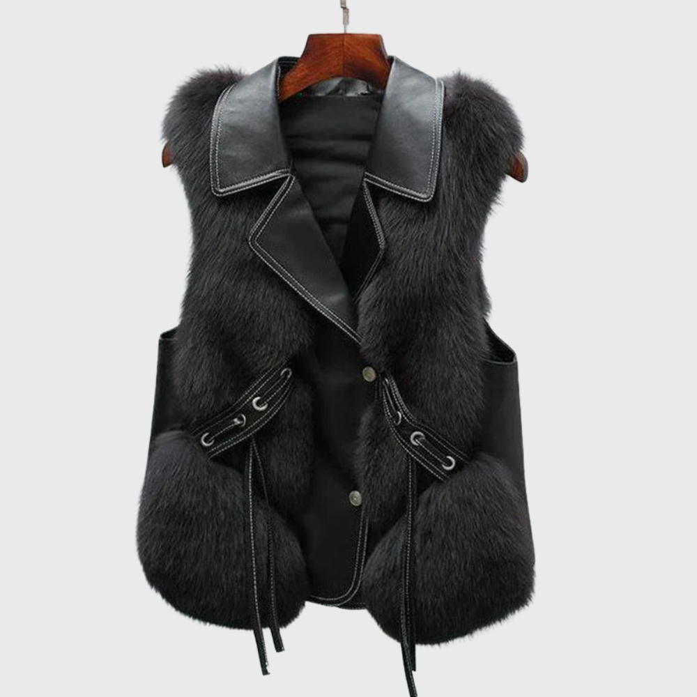 Gilet en cuir élégant