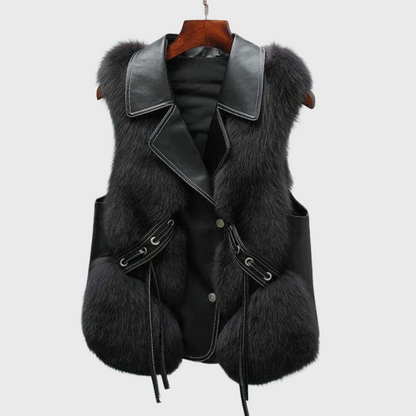 Gilet en cuir élégant