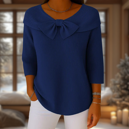 LIRYA |  Haut en tricot avec nœud