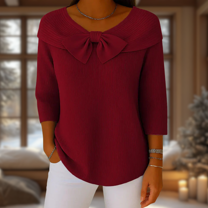 LIRYA |  Haut en tricot avec nœud